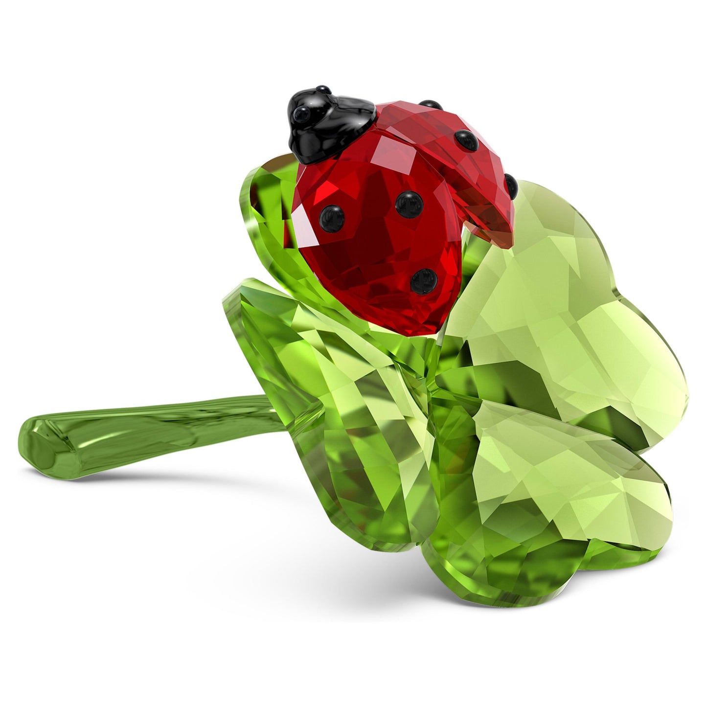 Swarovski Idyllia Ladybug and Clover Figurine