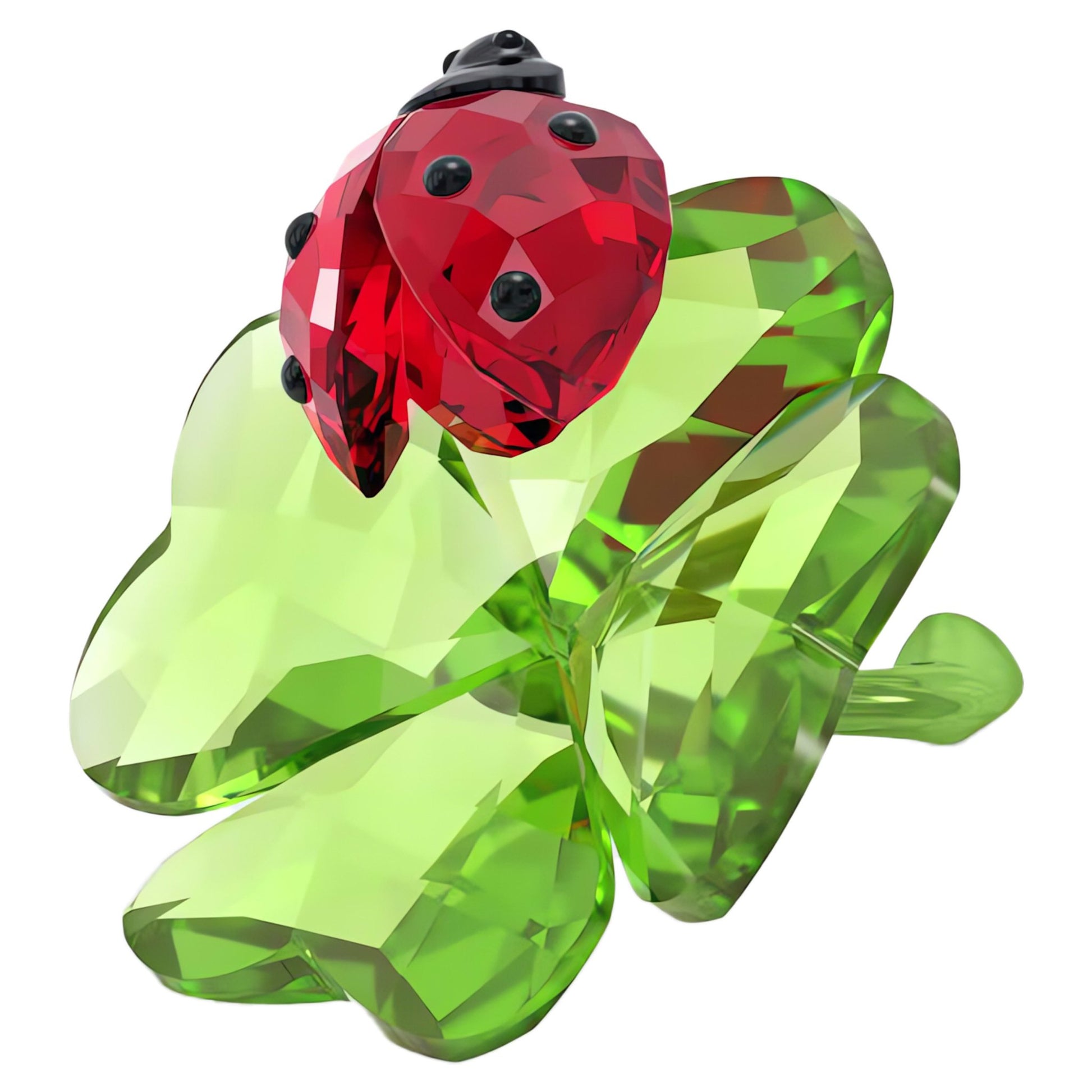 Swarovski Idyllia Ladybug and Clover Figurine