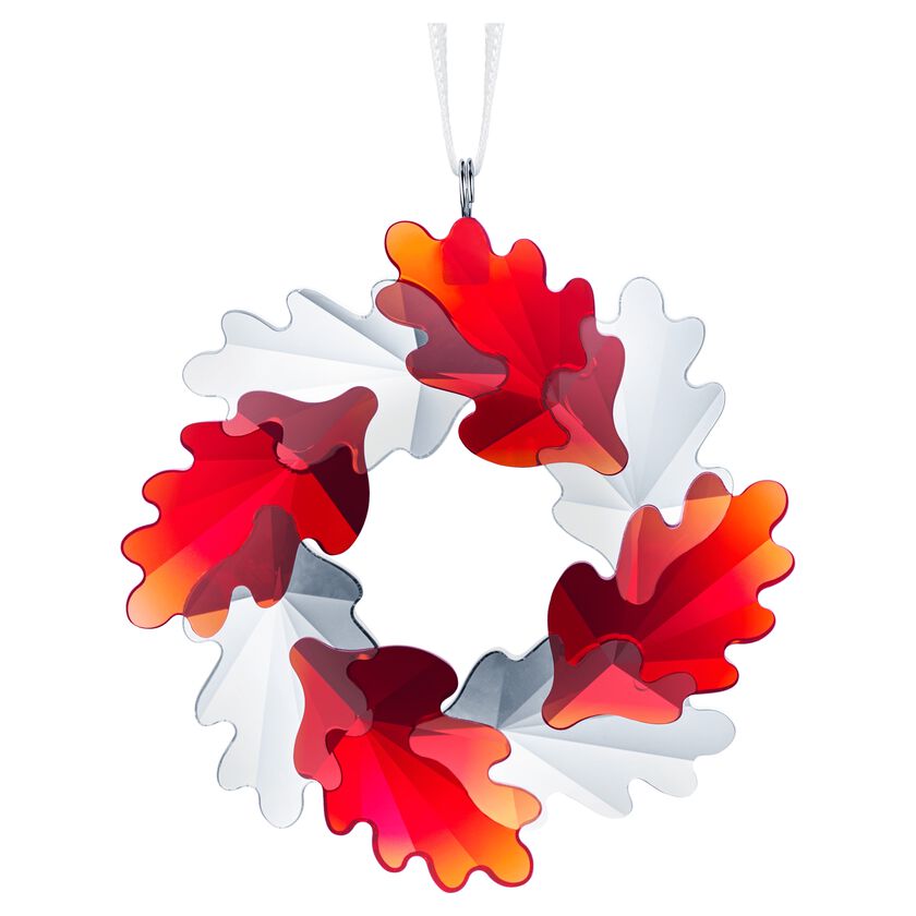 Swarovski Winter Sparkle Wreath Ornament, Leaves