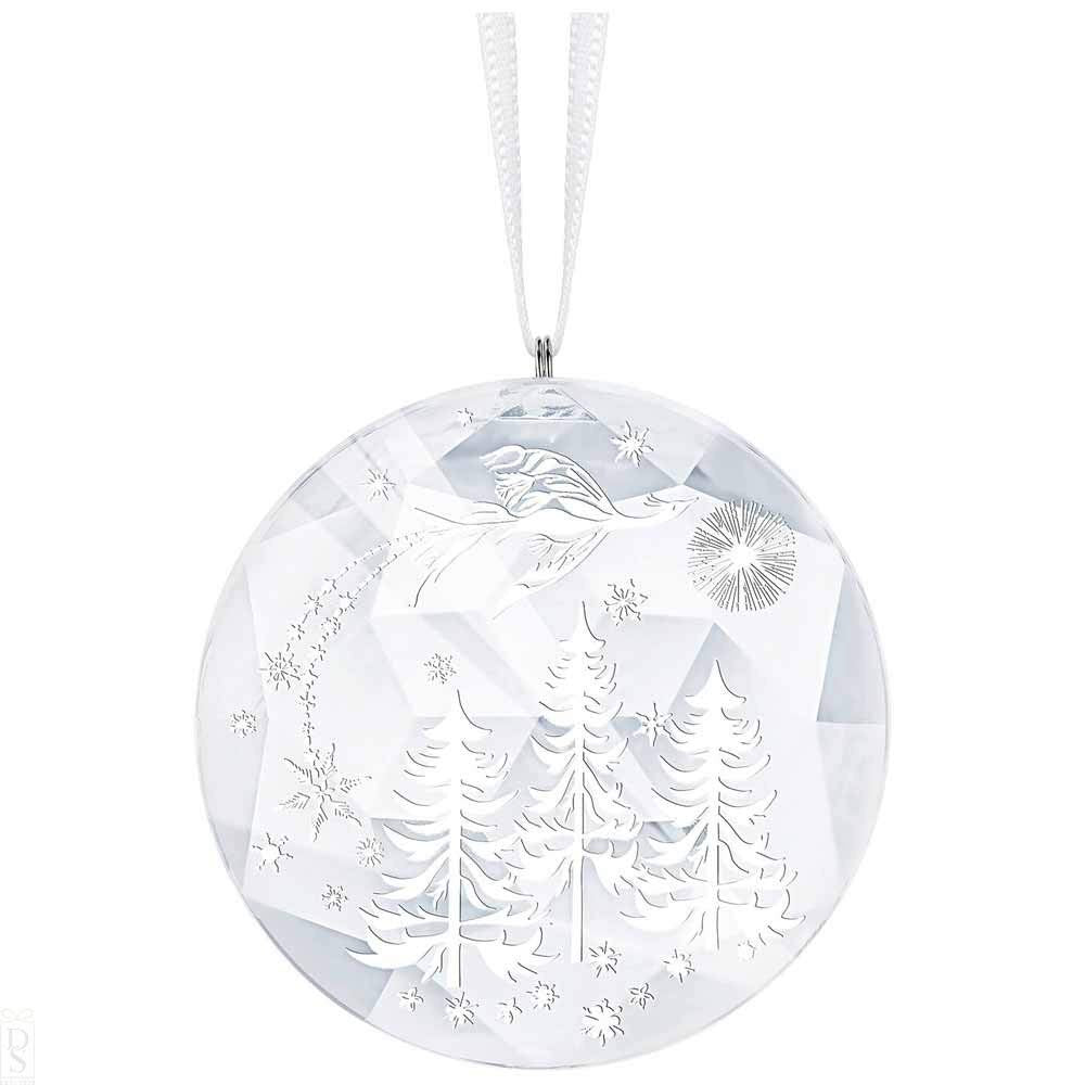 Swarovski Winternacht Ornement en Cristal Blanc 7.3