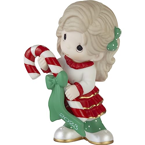 Sweet Christmas Wishes 2023 Dated Bisque Porcelain Figurine