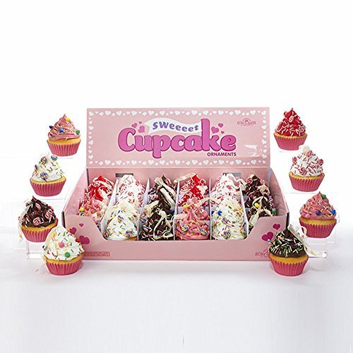 Sweet Cupcake With Candy Ornaments (Box of 24)