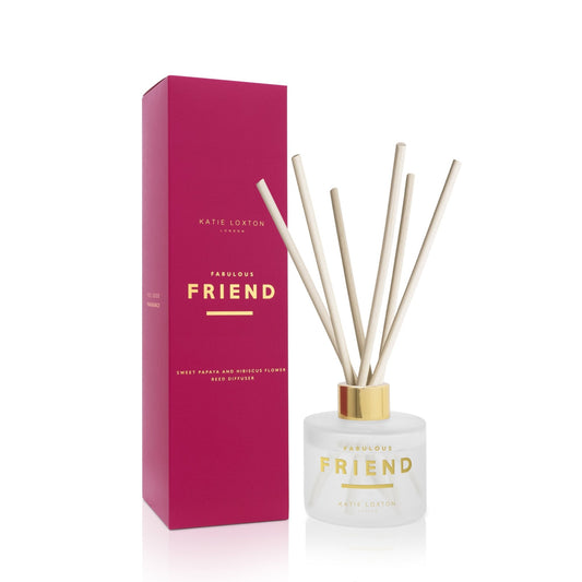 Sweet Papaya And Hibiscus Flower 'Fabulous Friend' Sentiment Reed Diffuser, 3.4 fl. oz