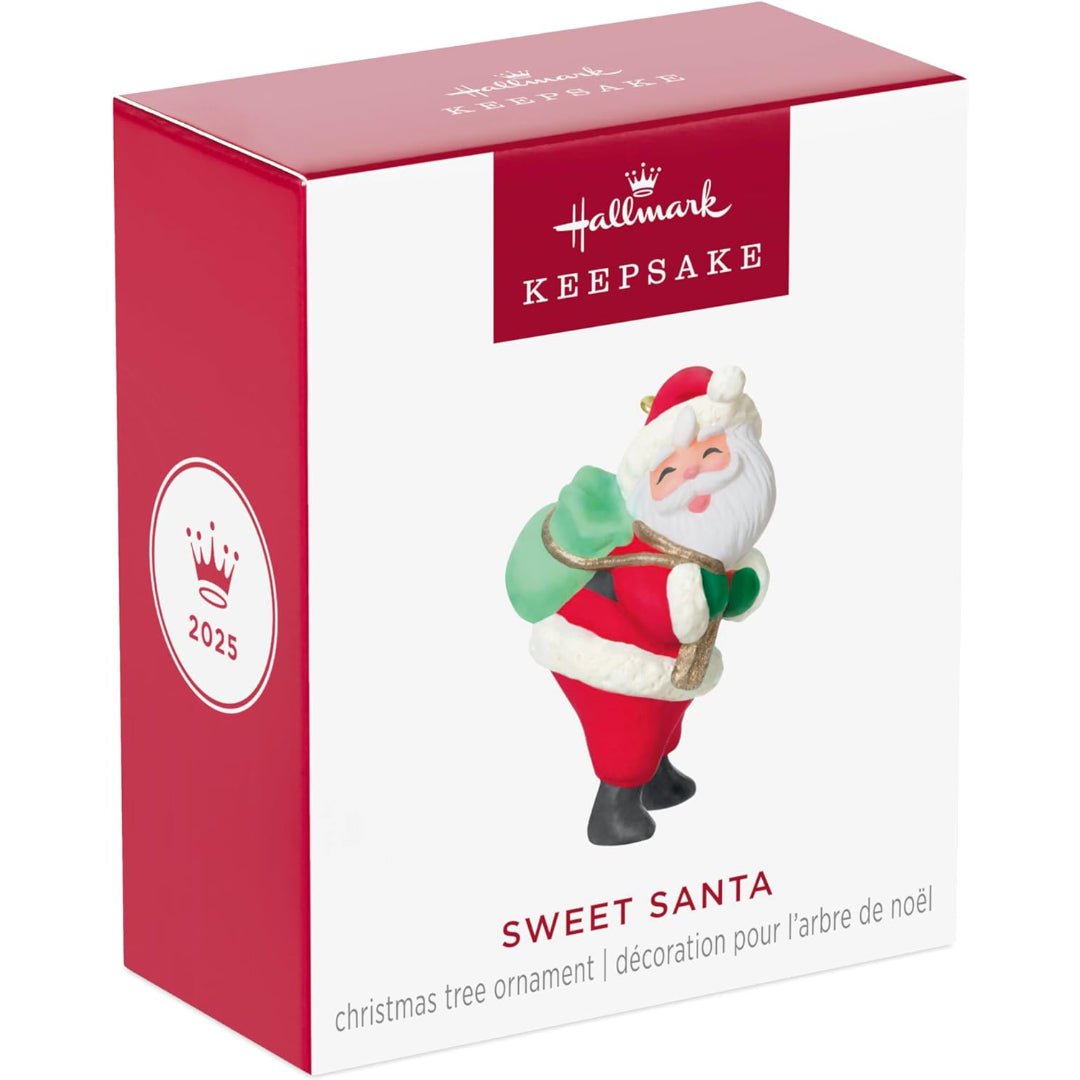 Sweet Santa 2025 Keepsake Miniature Ornament