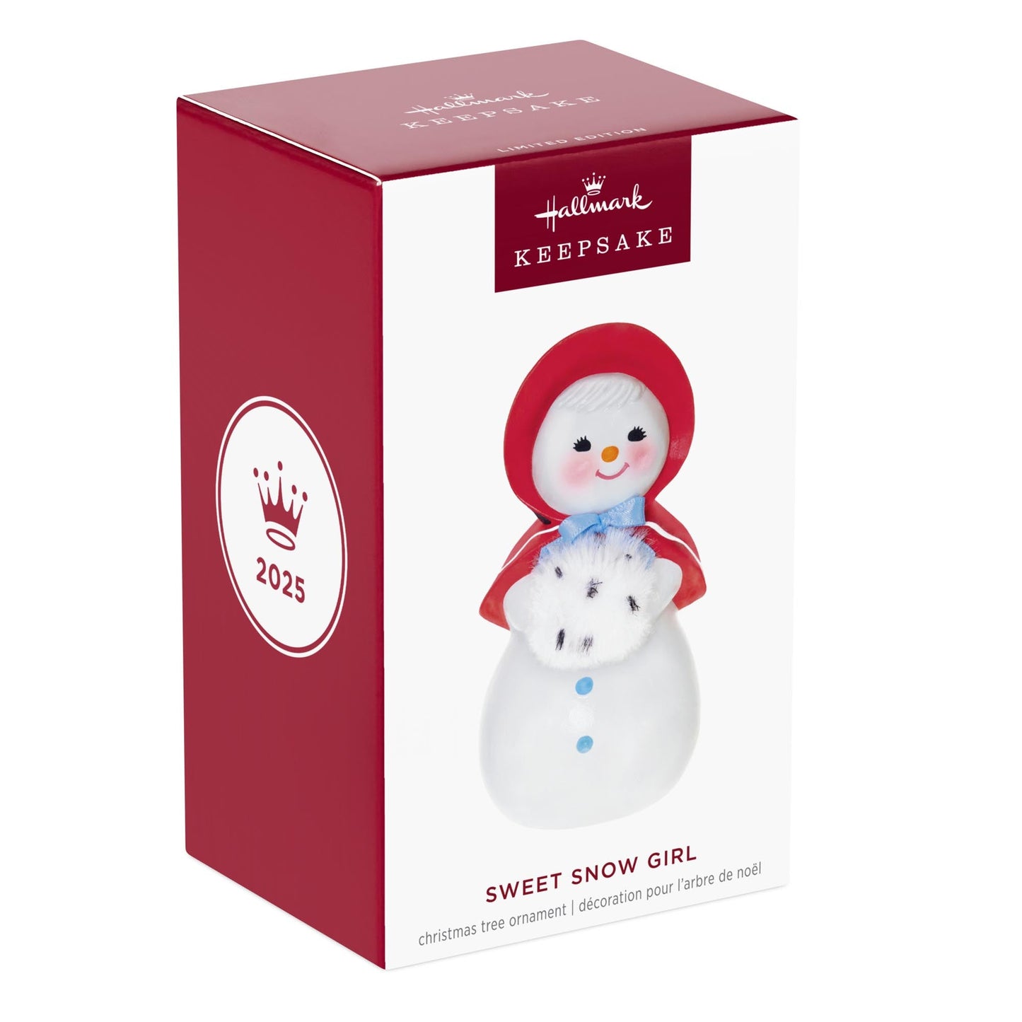 Sweet Snow Girl 2025 Keepsake Ornament
