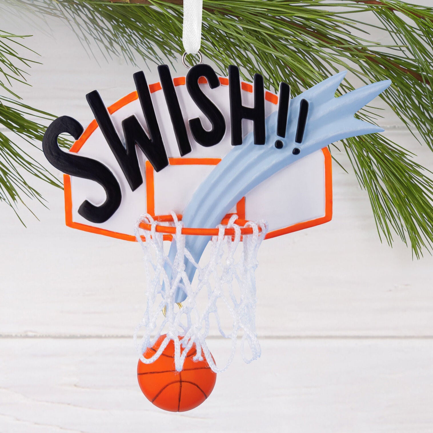 Swish Basketball Hallmark Ornament