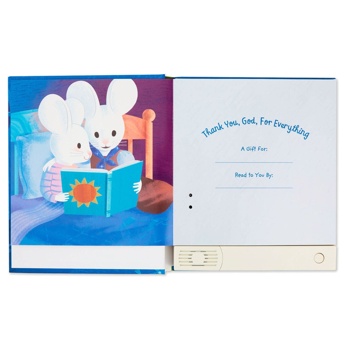 Thank You, God, for Everything: A Bedtime Prayer Recordable Storybook