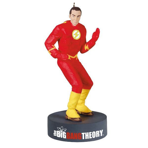 The Big Bang Theory Sheldon Cooper as The Flash 2021 Ornament