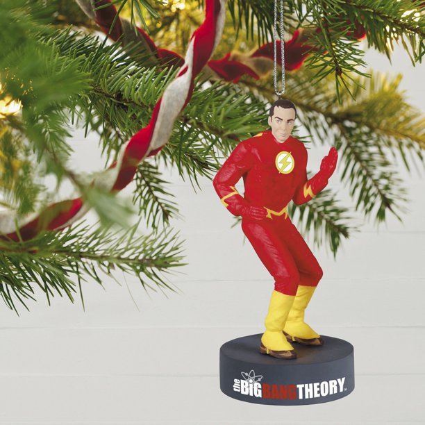 The Big Bang Theory Sheldon Cooper as The Flash 2021 Ornament