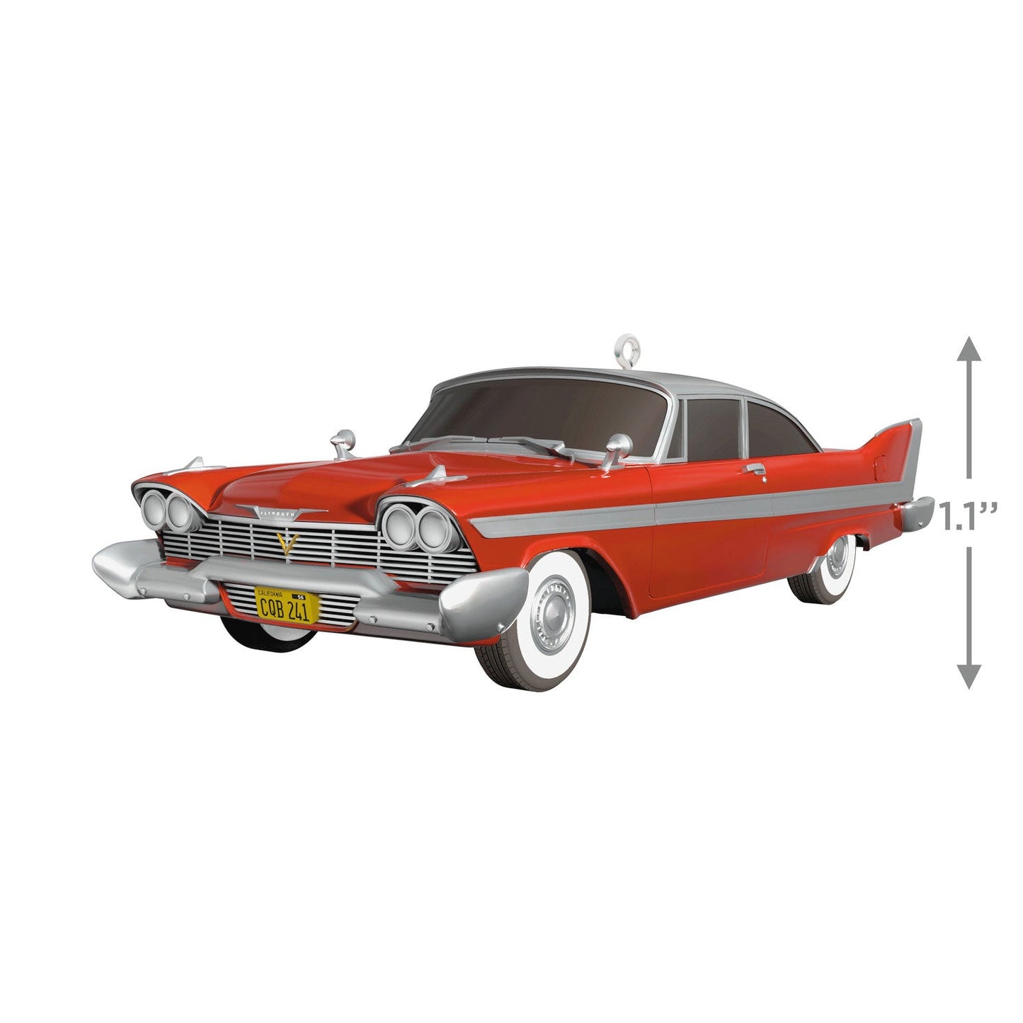 The Car's the Star Christine 1958 Plymouth Fury Metal 2024 Keepsake Ornament