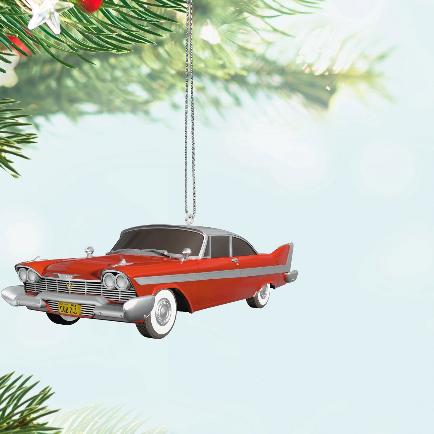 The Car's the Star Christine 1958 Plymouth Fury Metal 2024 Keepsake Ornament