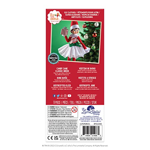 The Elf on the Shelf - Claus Couture Collection - Candy Cane Classic Dress