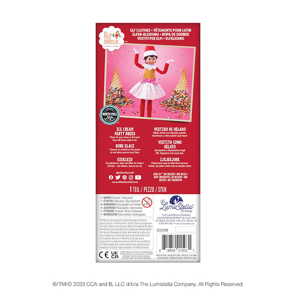 The Elf on the Shelf - Claus Couture Collection® Ice Cream Party Dress