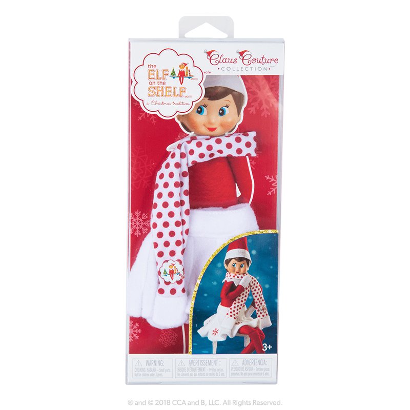 The Elf on the Shelf - Claus Couture Collection® Snowflake Skirt & Scarf