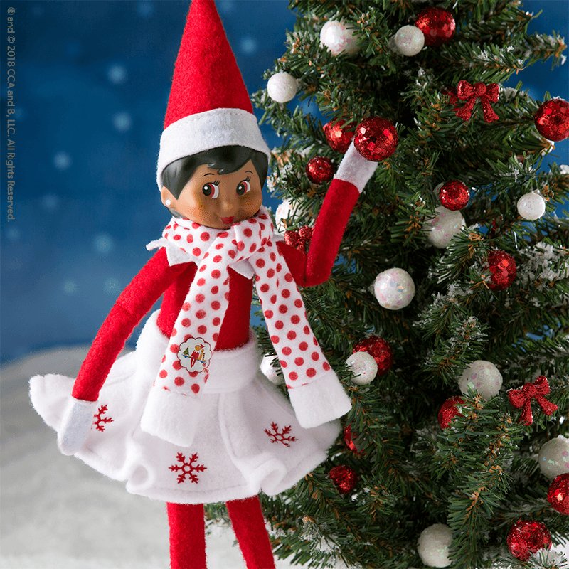 The Elf on the Shelf - Claus Couture Collection® Snowflake Skirt & Scarf