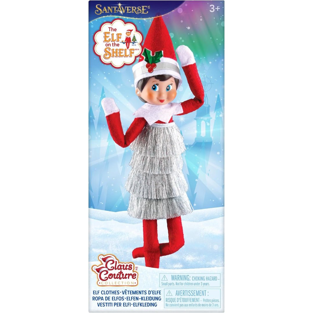 The Elf on the Shelf Claus Couture Tiny Tinsel Dress – Scout Elf Outfit