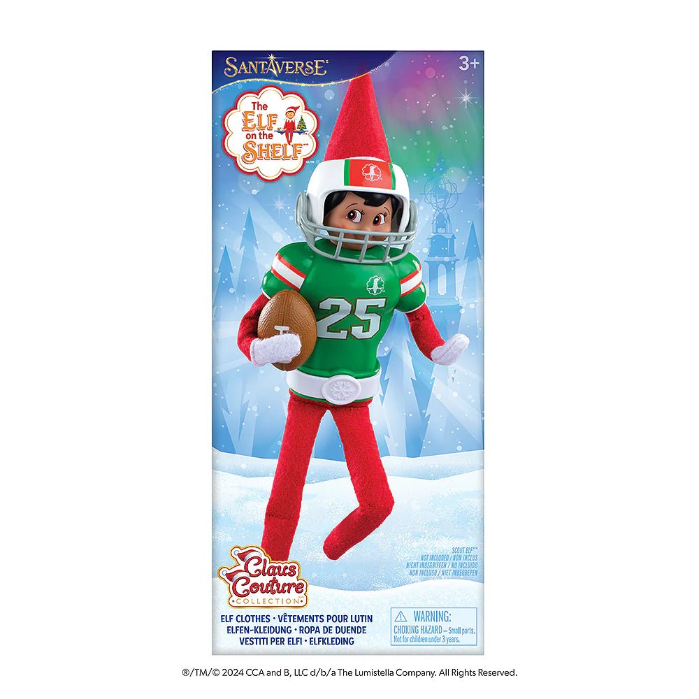 The Elf on the Shelf Claus Couture Touchdown Tidings Set