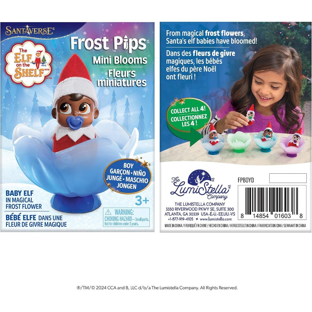 The Elf on the Shelf Frost Pips Mini Blooms Elf Baby Boy with Brown Eyes