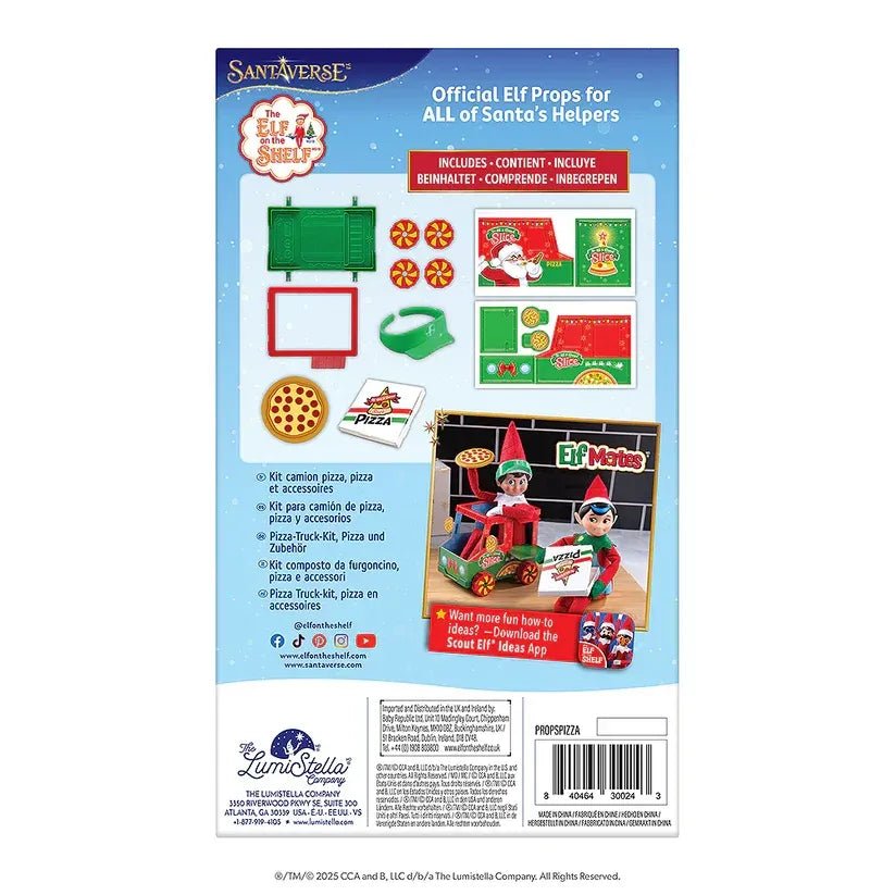 The Elf on the Shelf Polar Props Pizza Truck Play Set