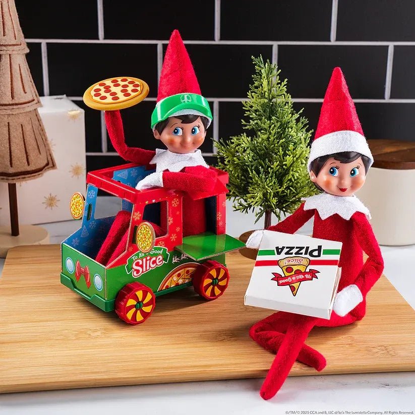 The Elf on the Shelf Polar Props Pizza Truck Play Set