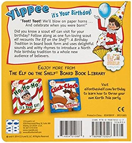 The Elf on the Shelf - Yippee It's Your Birthday! Novelty