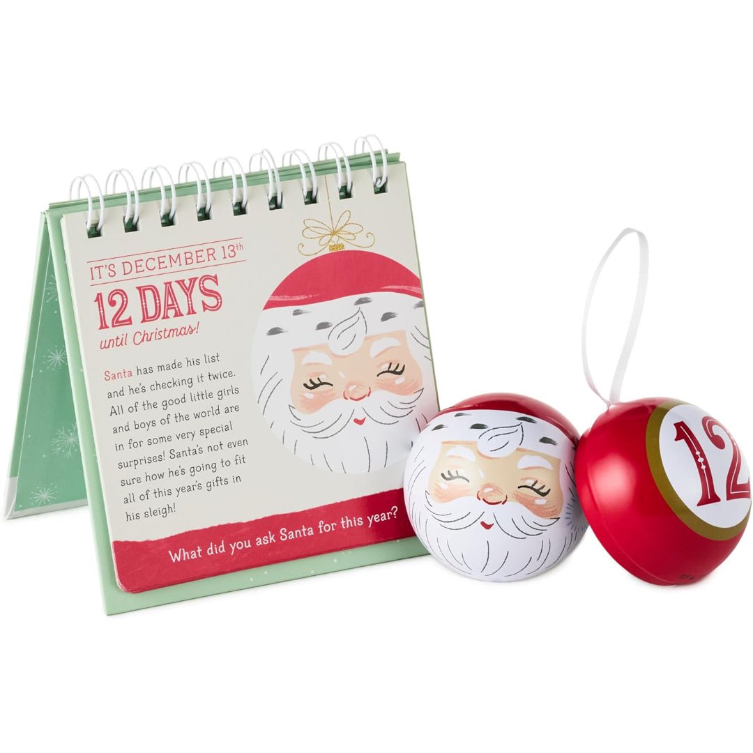 The North Pole's Countdown to Christmas Ornament and Book Set 2025 Keepsake
