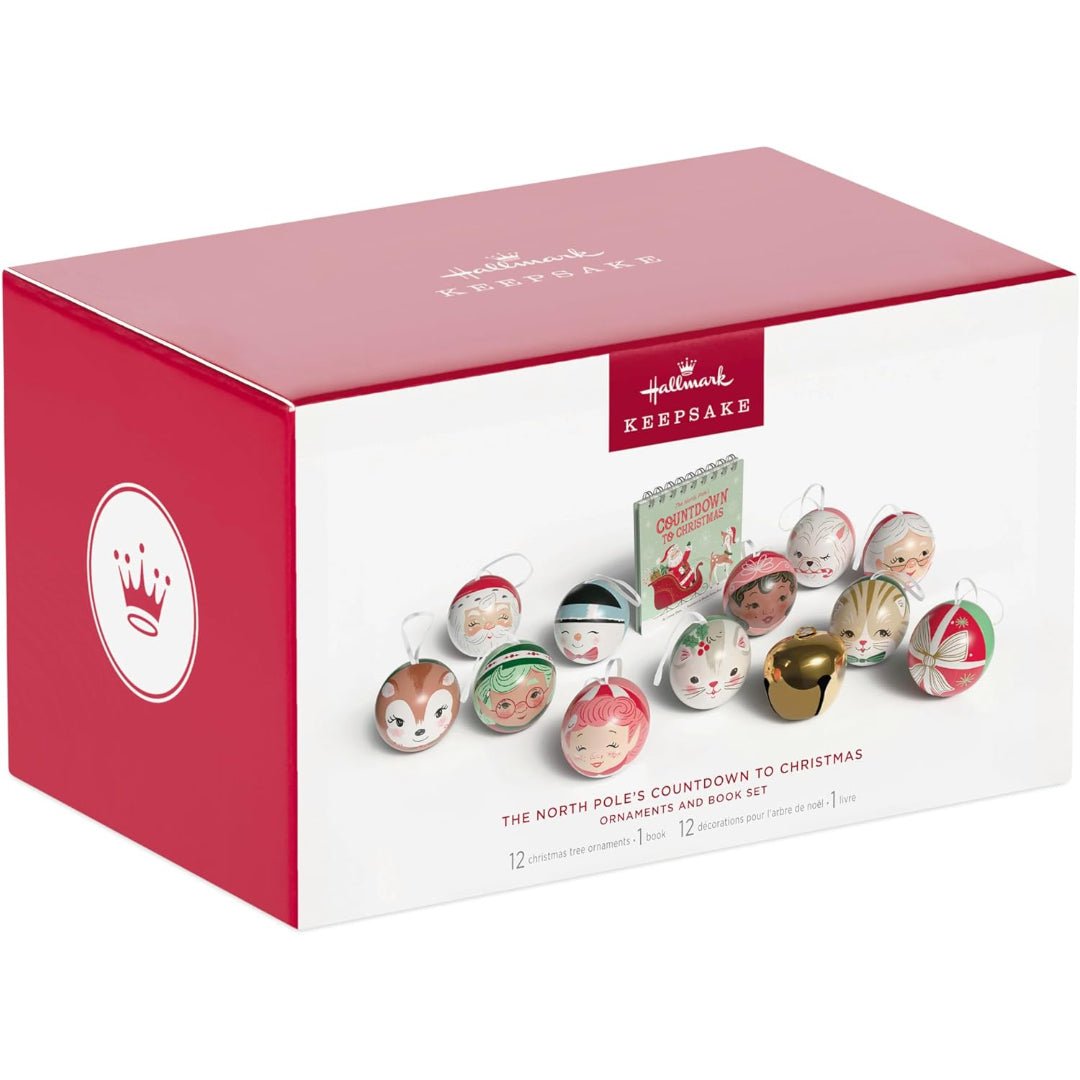 The North Pole's Countdown to Christmas Ornament and Book Set 2025 Keepsake
