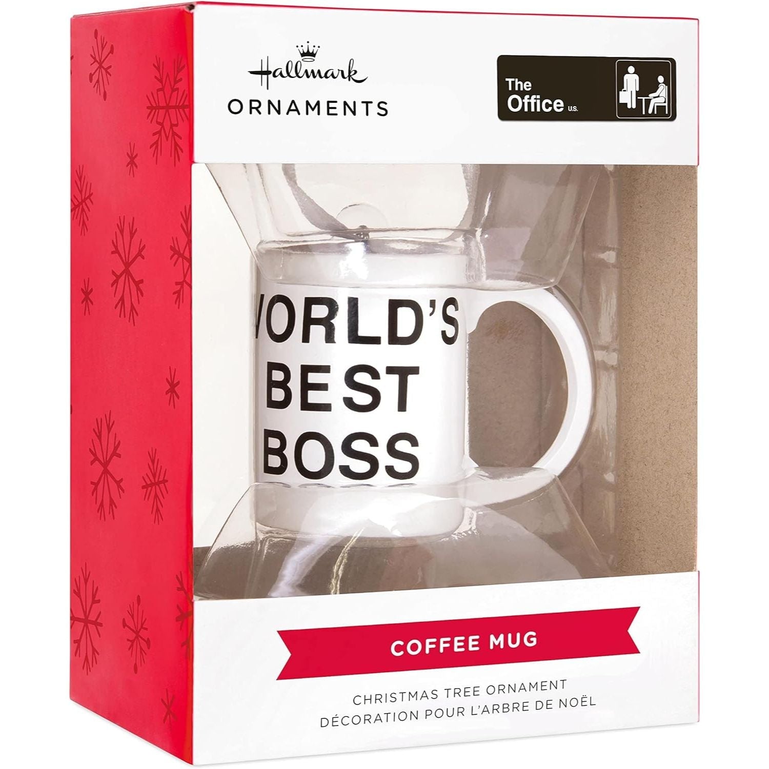 The Office World's Best Boss Coffee Mug Hallmark Ornament