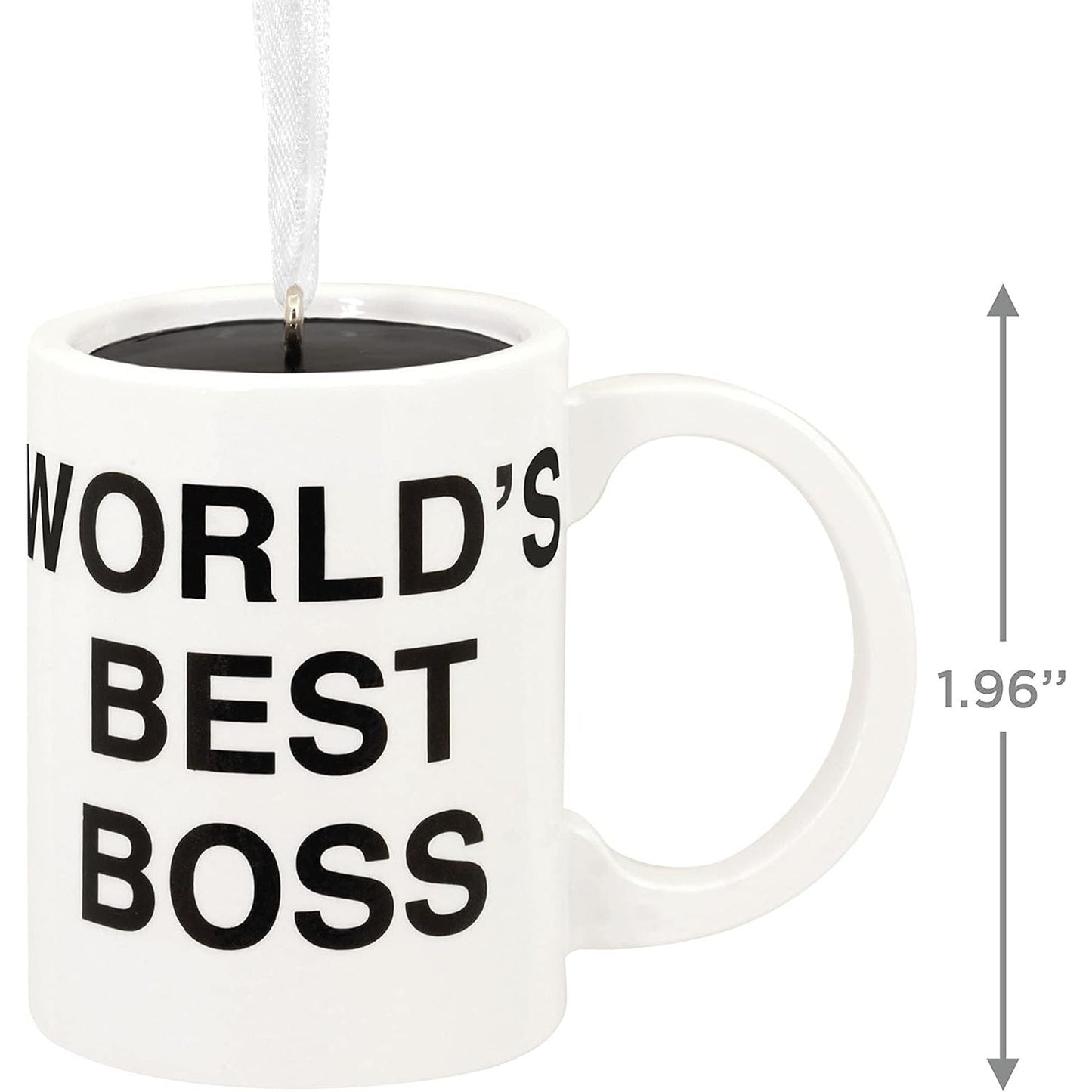 The Office World's Best Boss Coffee Mug Hallmark Ornament