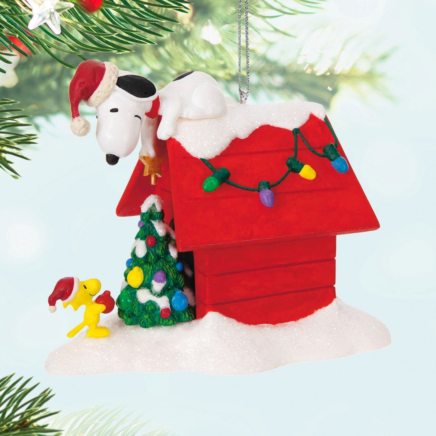 The Peanuts Gang Deck the Doghouse Musical 2024 Keepsake Ornament