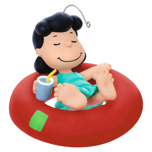 The Peanuts Gang Laid-Back Lucy 2024 Keepsake Ornament