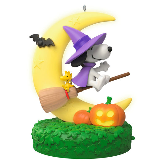 The Peanuts Gang Snoopys Moonlit Mischief Musical, 2023 Keepsake Ornament With Light