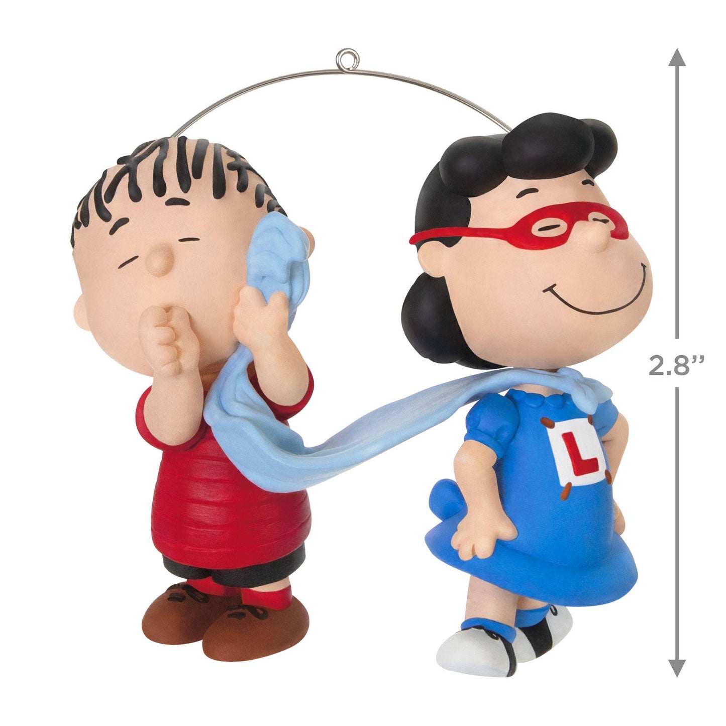 The Peanuts Gang Super Lucy and Linus 2024 Keepsake Ornament