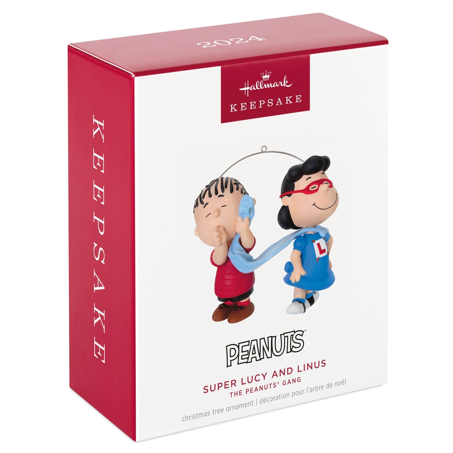 The Peanuts Gang Super Lucy and Linus 2024 Keepsake Ornament