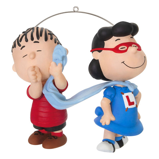 The Peanuts Gang Super Lucy and Linus 2024 Keepsake Ornament