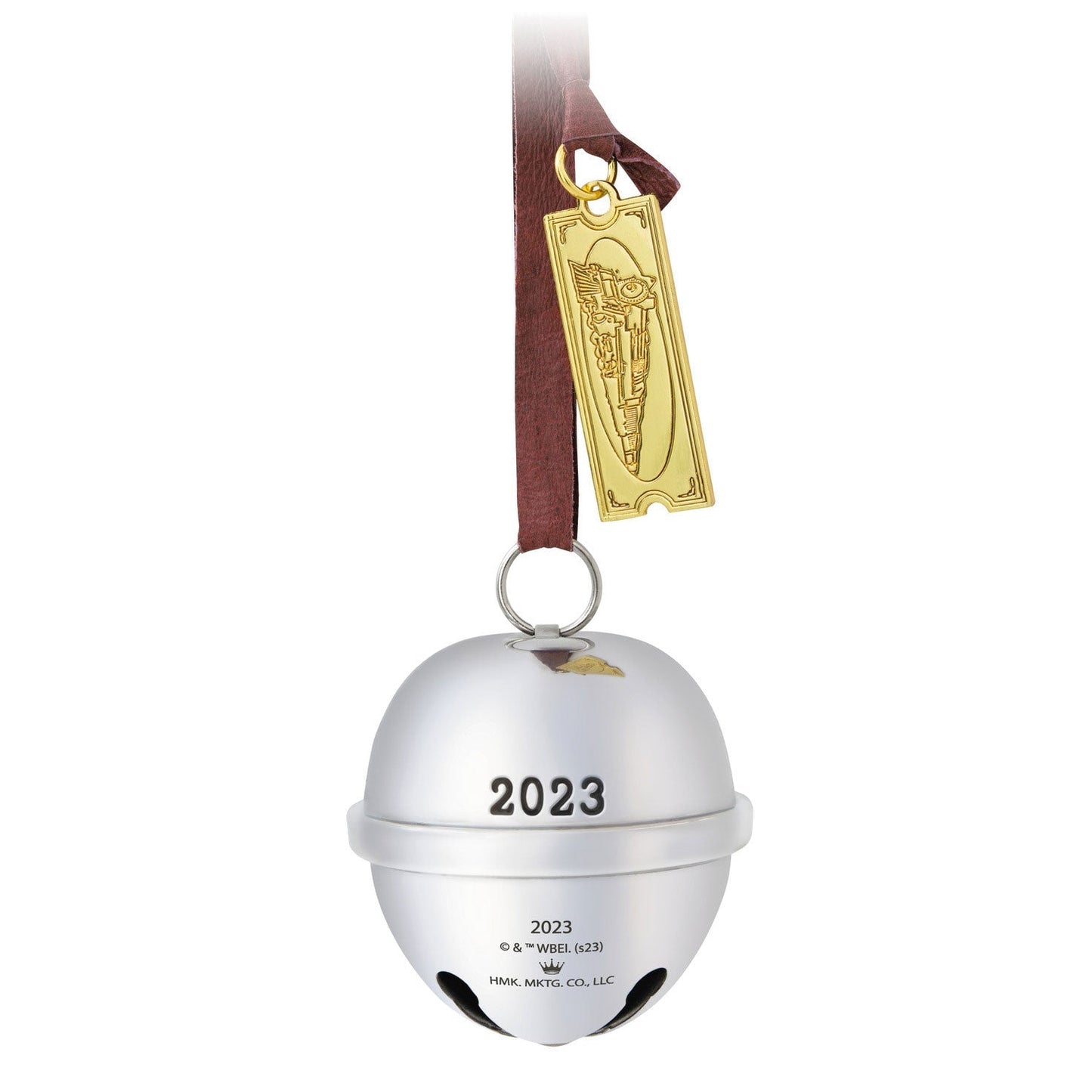 The Polar Express Santas Sleigh Bell 2023 Metal, 2023 Keepsake Ornament