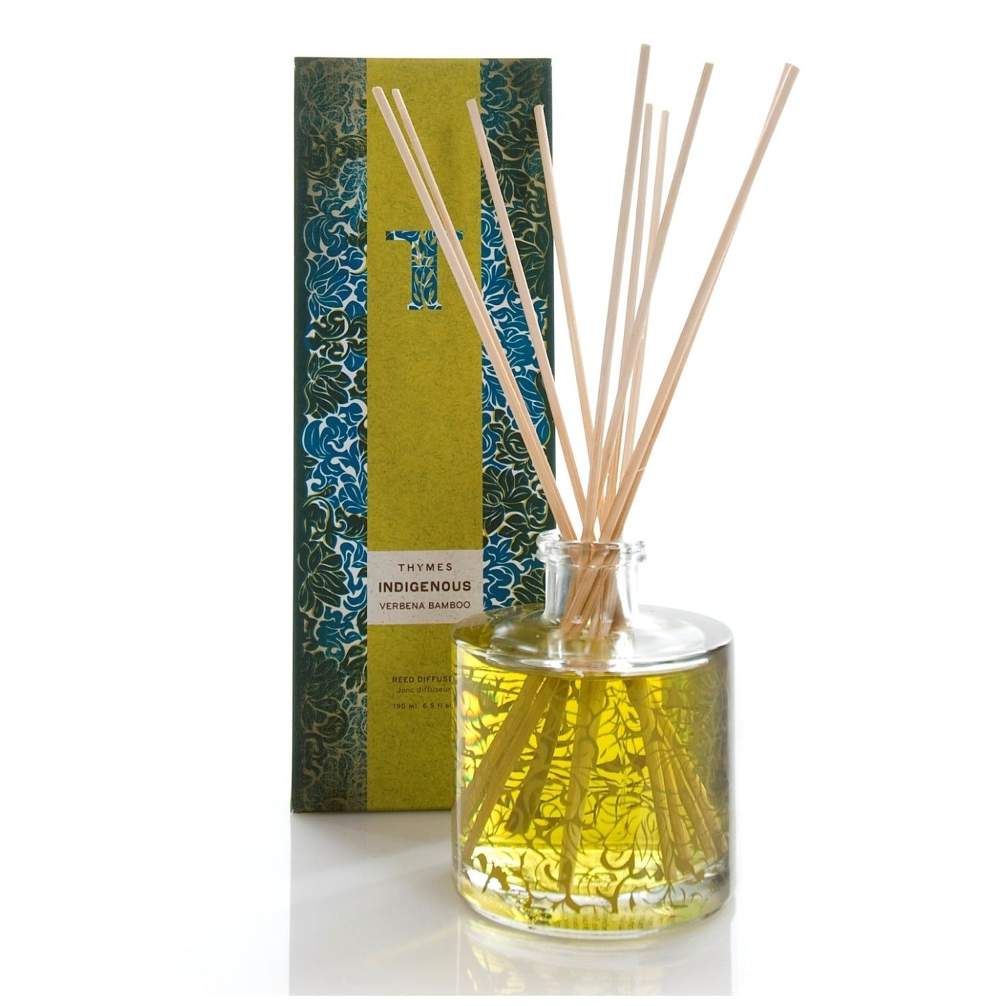 Thymes Indigenous Reed Diffuser, Verbena Bamboo