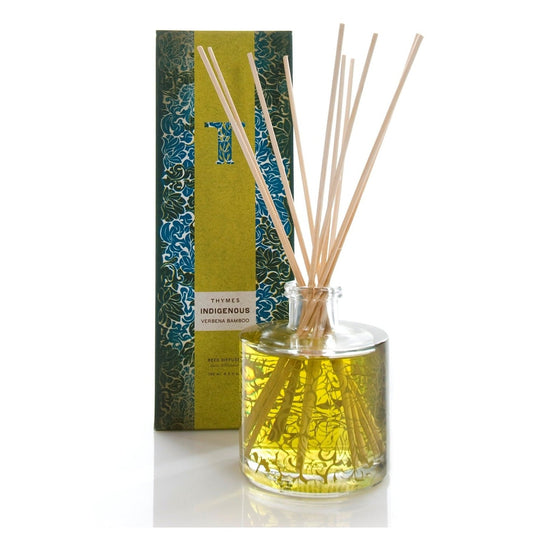 Thymes Indigenous Reed Diffuser, Verbena Bamboo