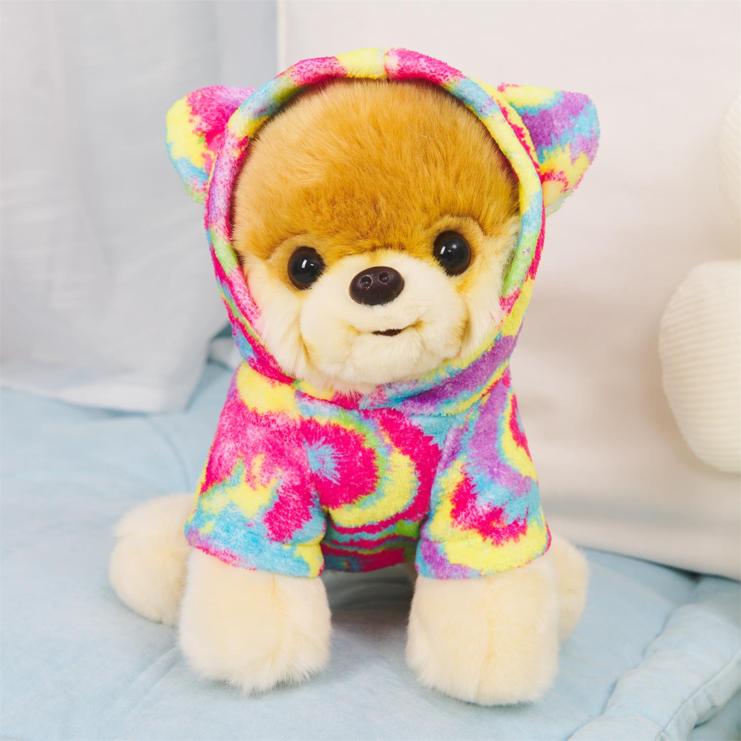 Tie - Dye Hoodie Boo Stuffed Animal Plush, 9"