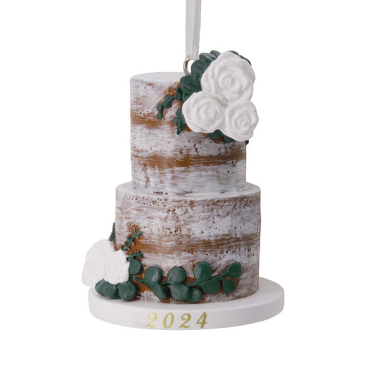 Tiered Wedding Cake 2024 Hallmark Ornament