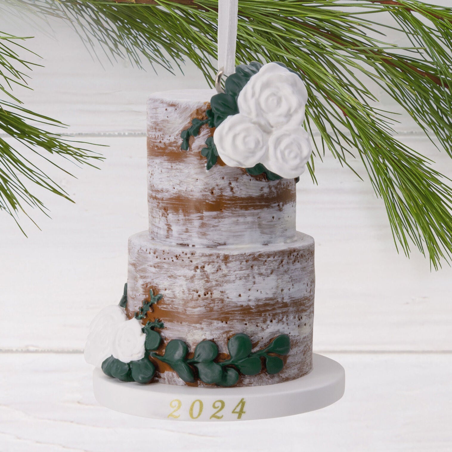 Tiered Wedding Cake 2024 Hallmark Ornament