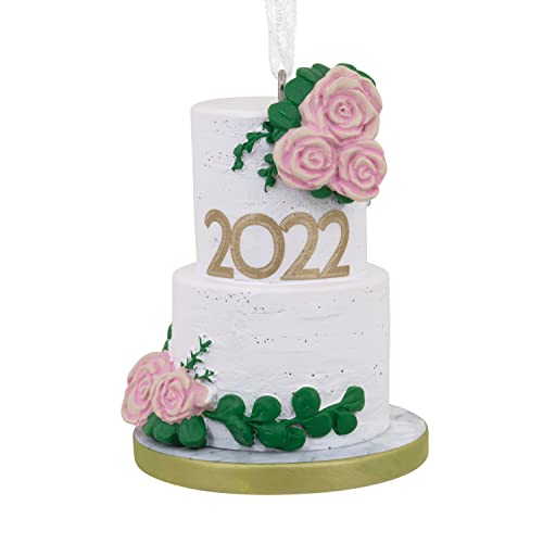 Tiered Wedding Cake Dated 2022 Tree Trimmer Ornament