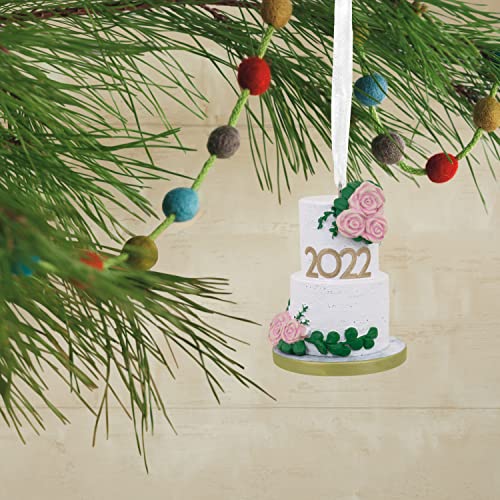 Tiered Wedding Cake Dated 2022 Tree Trimmer Ornament