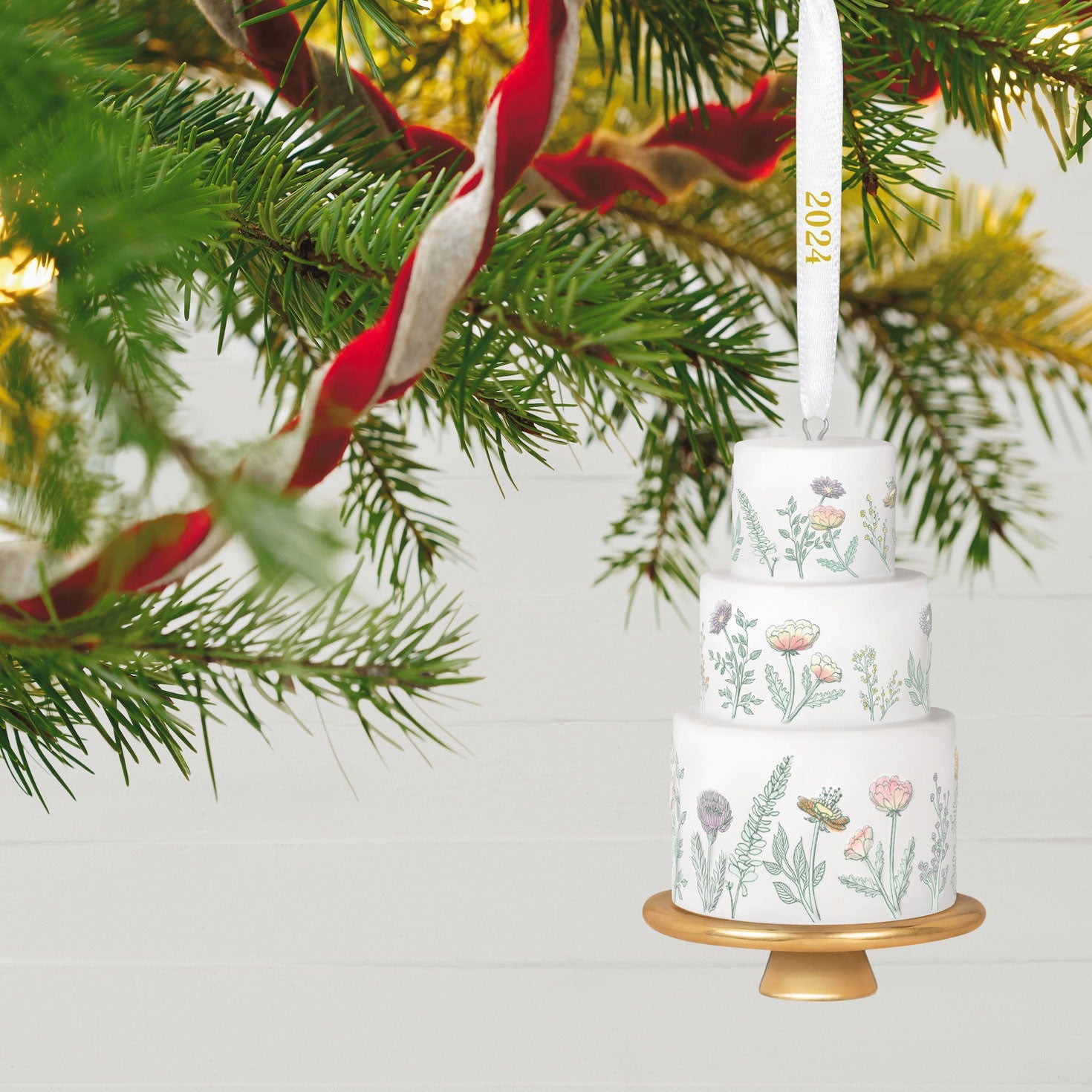 Tiers of Joy 2024 Porcelain Keepsake Ornament