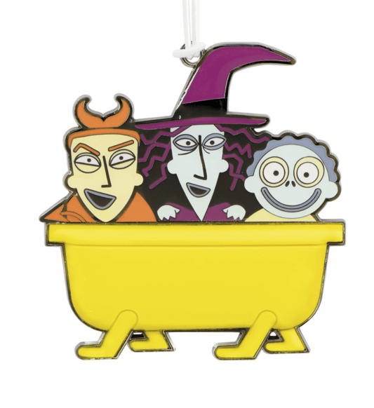 Tim Burton's Nightmare Before Christmas Lock Shock and Barrel Metal Ornament