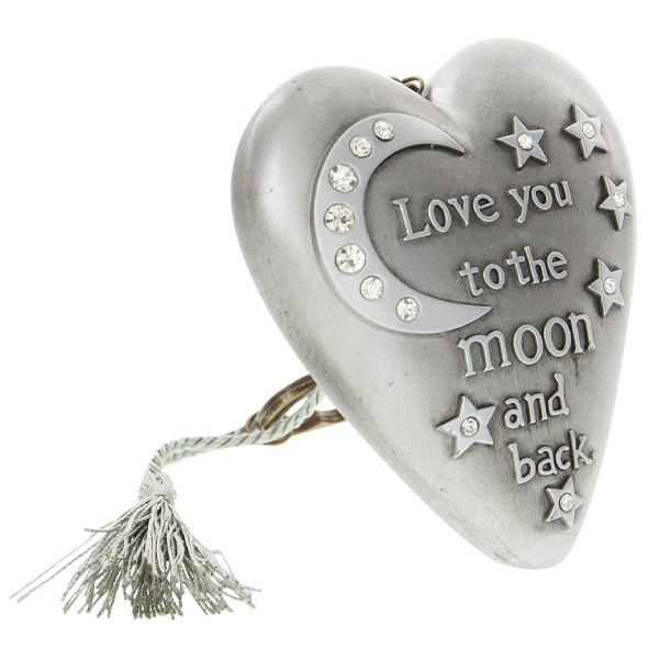 To The Moon Art Heart