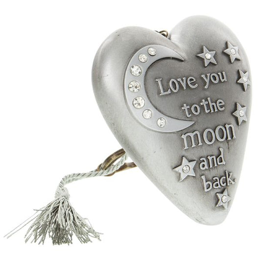 To The Moon Art Heart