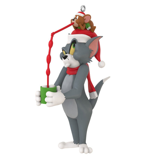 Tom and Jerry Stealing Sips 2024 Keepsake Ornament