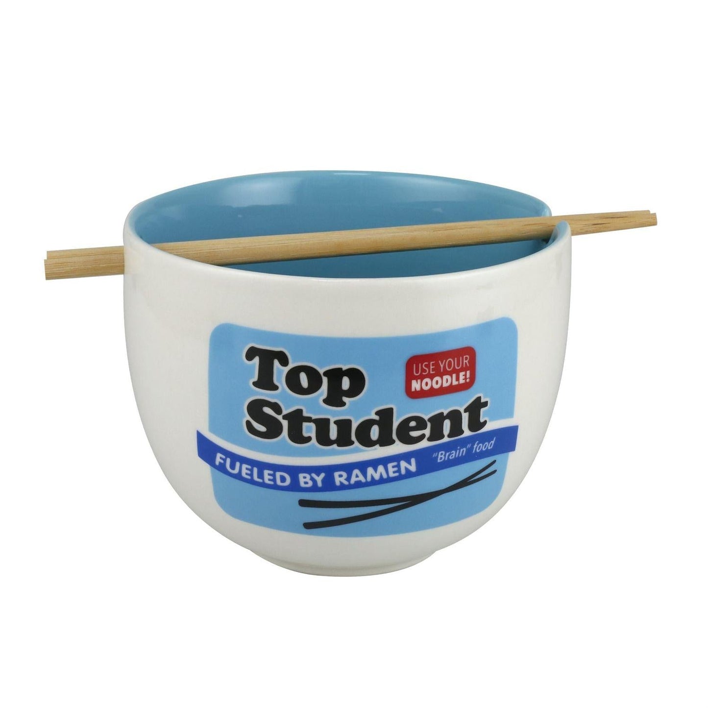 Top Student Ramen Bowl and Chopsticks Set, 5.25"