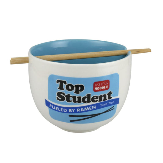 Top Student Ramen Bowl and Chopsticks Set, 5.25"